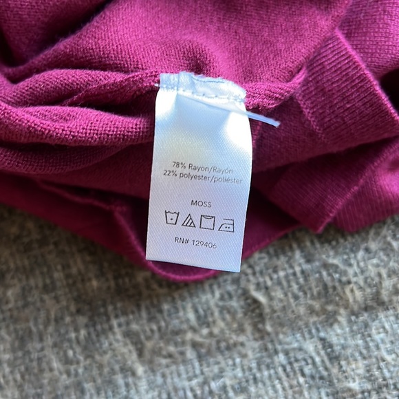 Venus Long Sleeved Cranberry Sweater - Picture 6 of 6